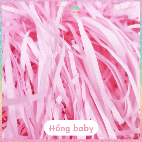 [HOTIS] 1Kg Giấy rơm pastel sợi 3mm giấy vụn lót hộp quà giấy rơm màu pastel ngọt ngào