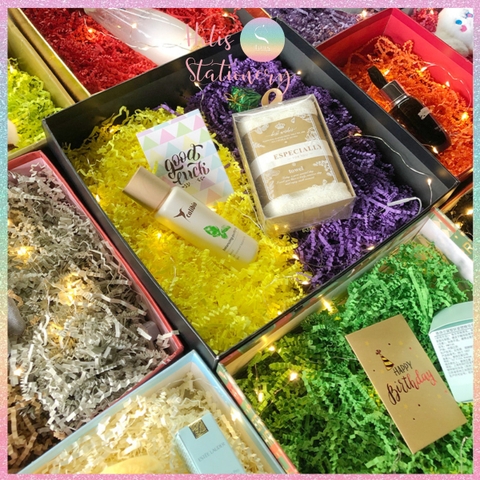 [HOTIS] Giấy rơm nhún pastel sợi 3mm giấy vụn lót hộp quà giấy rơm màu pastel ngọt ngào