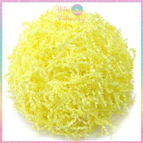 [HOTIS] 1kg Giấy rơm nhún pastel sợi 3mm giấy vụn lót hộp quà giấy rơm màu pastel ngọt ngào