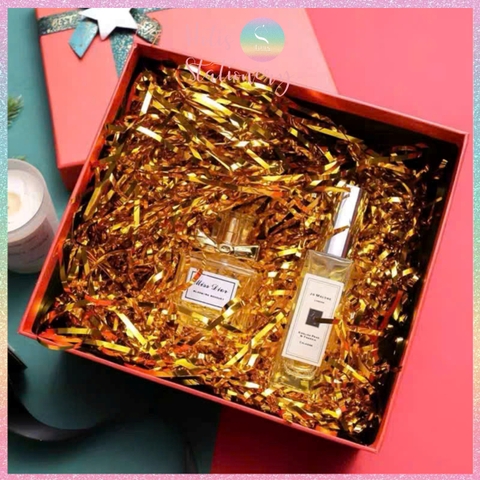 [HOTIS] Giấy rơm bóng sợi 3mm óng ánh trang trí, lót hộp quà, giỏ quà tặng sang trọng cao cấp