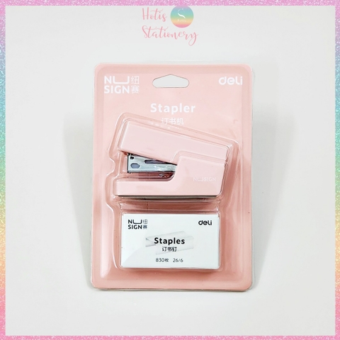 [HOTIS] Set bấm kim và kim bấm Mini Stapler Set bấm giấy siêu đáng yêu và tiện lợi