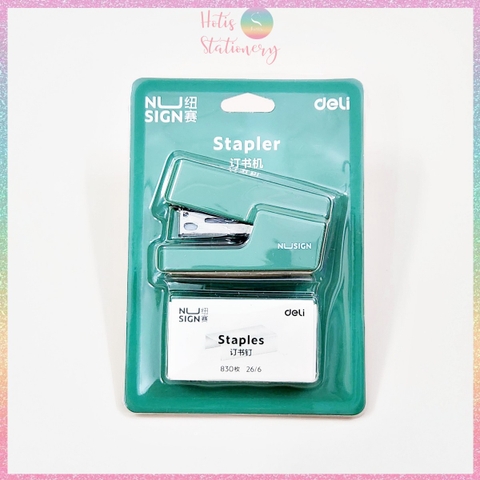 [HOTIS] Set bấm kim và kim bấm Mini Stapler Set bấm giấy siêu đáng yêu và tiện lợi