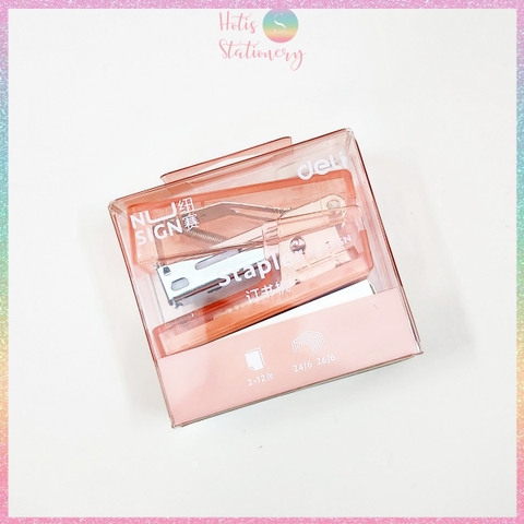 [HOTIS] Set bấm kim và kim bấm Mini Stapler Set bấm giấy siêu đáng yêu và tiện lợi