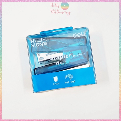 [HOTIS] Set bấm kim và kim bấm Mini Stapler Set bấm giấy siêu đáng yêu và tiện lợi