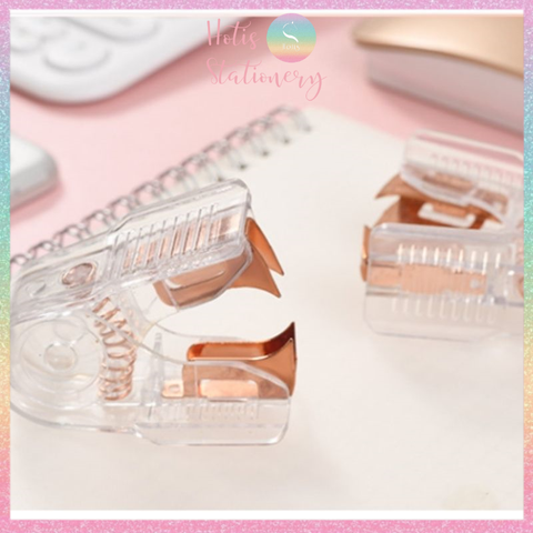 [HOTIS] Đồ gỡ kim trong suốt màu vàng hồng sang chảnh