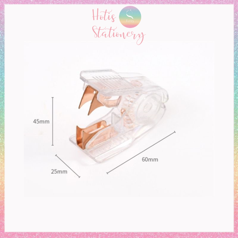 [HOTIS] Đồ gỡ kim trong suốt màu vàng hồng sang chảnh