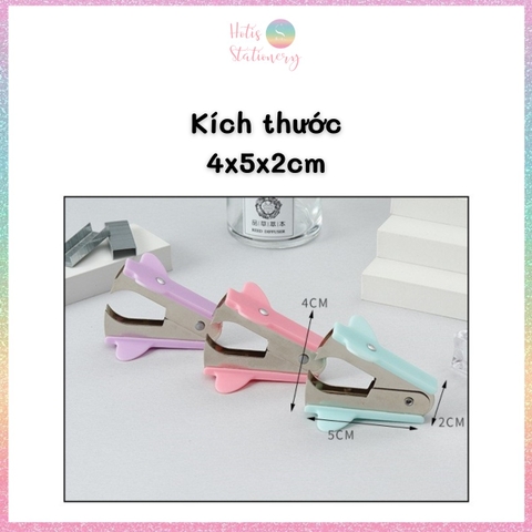 [HOTIS] Gỡ kim bấm màu macaron, dụng cụ tháo ghim bấm