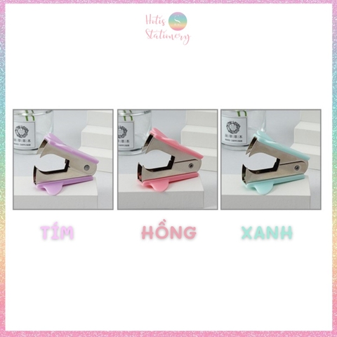 [HOTIS] Gỡ kim bấm màu macaron, dụng cụ tháo ghim bấm