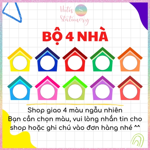 [HOTIS] Bộ 4 thẻ chia nhóm học tập, chơi minigame - Giấy bìa ép nhưa dán bảng, giáo cụ dạy học