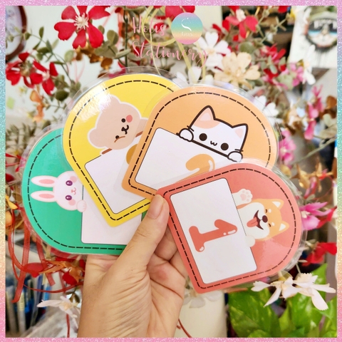 [HOTIS] Bộ 4 thẻ chia nhóm học tập, chơi minigame - Giấy bìa ép nhưa dán bảng, giáo cụ dạy học