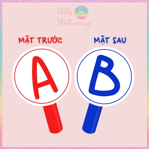 [HOTIS] Set 10 Thẻ trả lời YES NO, thẻ đáp án Đúng Sai cầm tay, thẻ trắc nghiệm, giáo cụ dạy học