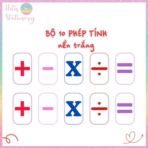 [HOTIS] Bộ 26 chữ cái Tiếng Anh, 10 số đếm tặng dấu câu, phép tính - Giấy bìa cứng ép nhựa dán bảng, giáo cụ dạy học