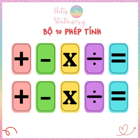 [HOTIS] Bộ 26 chữ cái Tiếng Anh, 10 số đếm tặng dấu câu, phép tính - Giấy bìa cứng ép nhựa dán bảng, giáo cụ dạy học