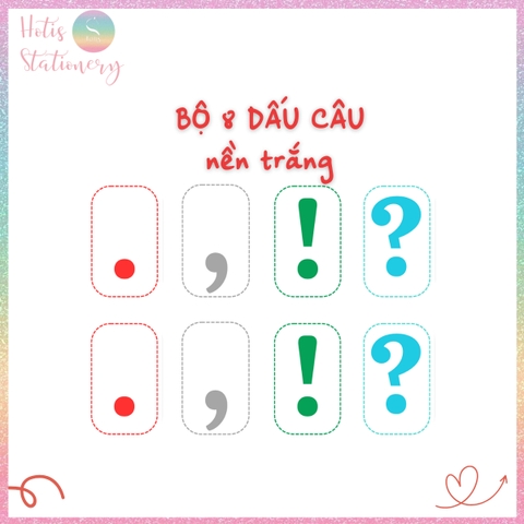 [HOTIS] Bộ 26 chữ cái Tiếng Anh, 10 số đếm tặng dấu câu, phép tính - Giấy bìa cứng ép nhựa dán bảng, giáo cụ dạy học