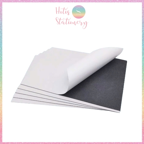 [HOTIS] Nam châm lá có keo dán, nam chấm lá dẻo dán bảng, tủ lạnh - Size A4, A3 - Giáo cụ dạy học