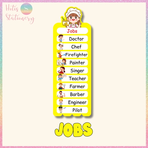 [HOTIS] Thẻ từ vựng Tiếng Anh cho bé từ 4-10 tuổi, ép nhựa, giáo cụ dạy học - Kèm file nghe