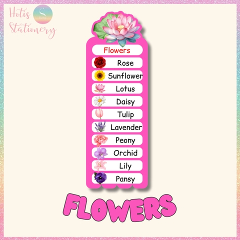 [HOTIS] Thẻ từ vựng Tiếng Anh cho bé từ 4-10 tuổi, ép nhựa, giáo cụ dạy học - Kèm file nghe