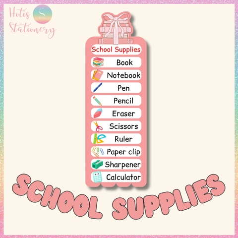 [HOTIS] Thẻ từ vựng Tiếng Anh cho bé từ 4-10 tuổi, ép nhựa, giáo cụ dạy học - Kèm file nghe