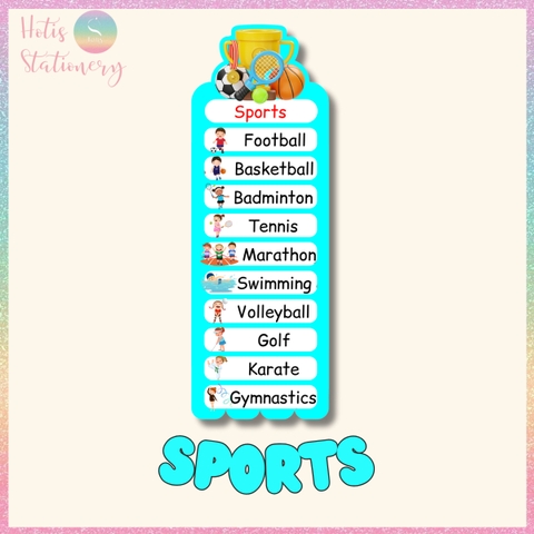 [HOTIS] Thẻ từ vựng Tiếng Anh cho bé từ 4-10 tuổi, ép nhựa, giáo cụ dạy học - Kèm file nghe