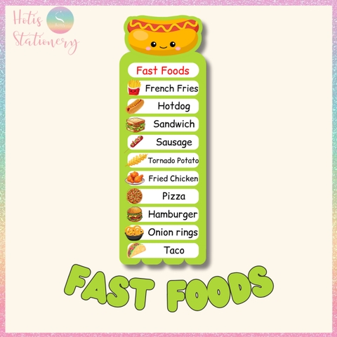 [HOTIS] Thẻ từ vựng Tiếng Anh cho bé từ 4-10 tuổi, ép nhựa, giáo cụ dạy học - Kèm file nghe