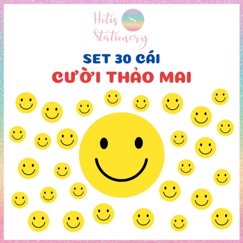 [HOTIS] Set 30 thẻ cảm xúc, thẻ sao vàng hoạt động lớp, chơi minigame, ép nhựa, giáo cụ dạy học