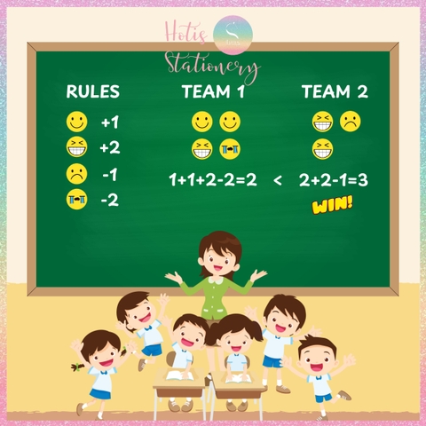 [HOTIS] Set 30 thẻ cảm xúc, thẻ sao vàng hoạt động lớp, chơi minigame, ép nhựa, giáo cụ dạy học