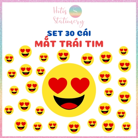 [HOTIS] Set 30 thẻ cảm xúc, thẻ sao vàng hoạt động lớp, chơi minigame, ép nhựa, giáo cụ dạy học