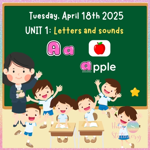 [HOTIS] Thẻ chữ cái Anh Việt dạy bé nhận biết chữ, trang trí lớp học, giáo cụ dạy học