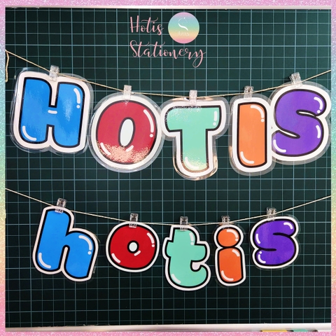 [HOTIS] Thẻ chữ cái Anh Việt dạy bé nhận biết chữ, trang trí lớp học, giáo cụ dạy học