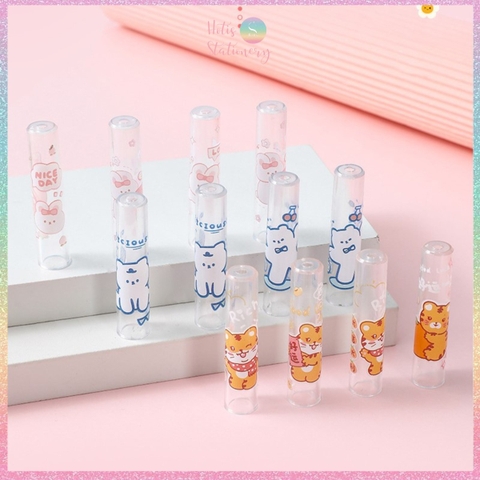 [HOTIS] Nắp đậy bút chì Pencil Cap mũ bút chì hoạt hình ngộ nghĩnh đáng yêu cho bé