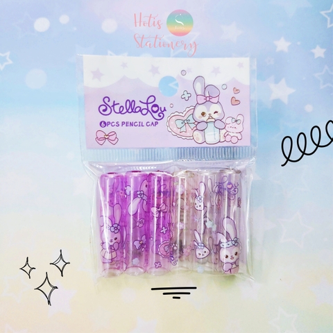 [HOTIS] Nắp đậy bút chì Pencil Cap mũ bút chì hoạt hình ngộ nghĩnh đáng yêu cho bé