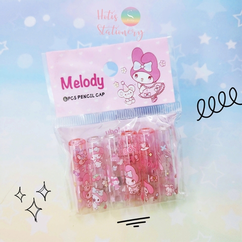 [HOTIS] Nắp đậy bút chì Pencil Cap mũ bút chì hoạt hình ngộ nghĩnh đáng yêu cho bé