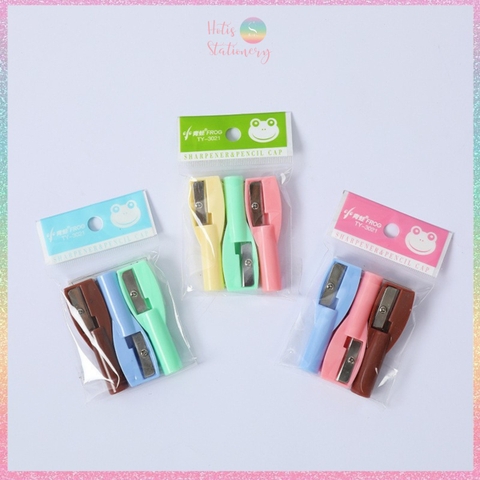 [HOTIS] Nắp đậy bút chì Pencil Cap mũ bút chì hoạt hình ngộ nghĩnh đáng yêu cho bé