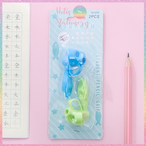 [HOTIS] Dụng cụ tập viết chữ đẹp cho bé, dụng cụ định vị cầm bút silicon