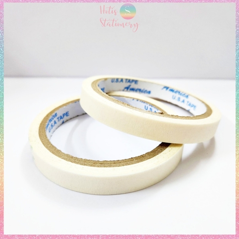 [HOTIS] Băng keo giấy 1.2F/ 1.4F/ 4.8F viết được, cố định giấy vẽ, chặn lem màu