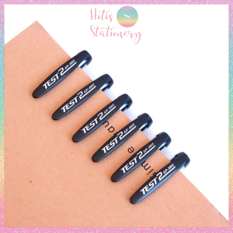 [HOTIS] Combo 10 bút gel vỏ màu lì viết êm không lem - Ngòi 0.38mm/ 0.5mm - Mực Xanh/ Đen/ Đỏ