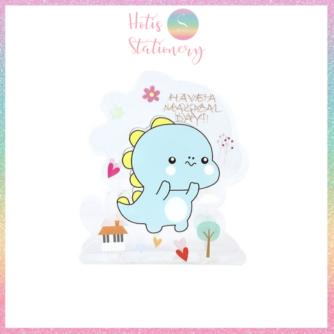 [HOTIS] Ống đựng bút acrylic trong suốt để bàn, hộp đựng cọ trang điểm - Nhiều hình dễ thương