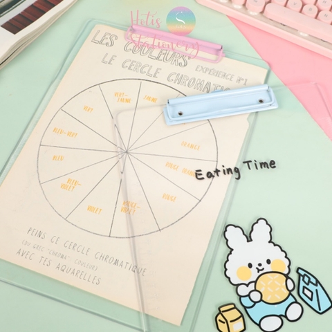 Bìa kẹp tài liệu A4 trong suốt hình thỏ