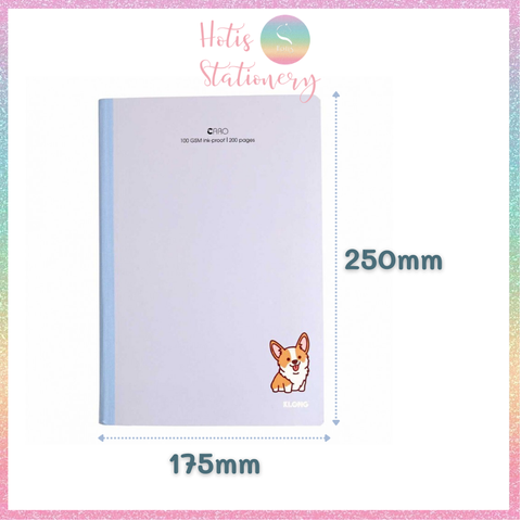 [HOTIS] Vở may dán gáy Kẻ ô Caro KLong 100gsm - 80/120/200 trang