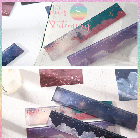 [HOTIS] Thước acrylic NOTE FOR 15cm in họa tiết
