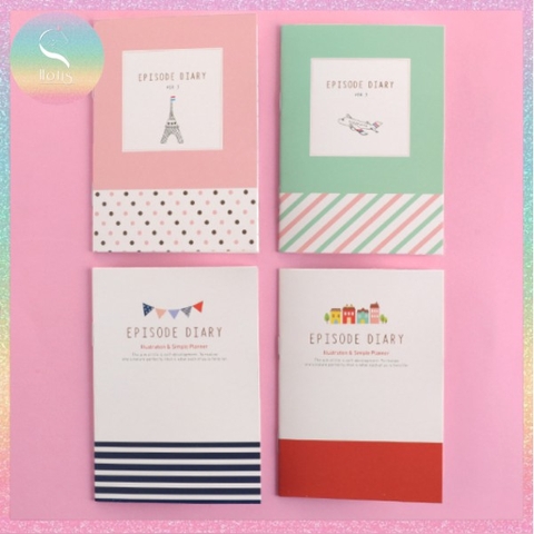 [HOTIS] Combo 10 quyển sổ tay mini ghi chú bỏ túi - Mix nhiều mẫu