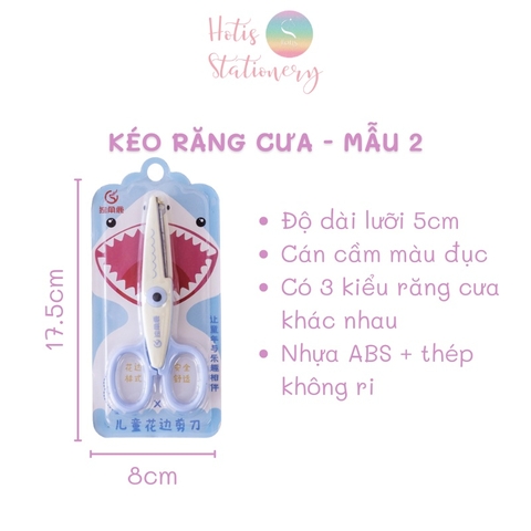 [HOTIS] Kéo răng cưa, kéo lượn sóng cắt giấy thủ công handmade DIY
