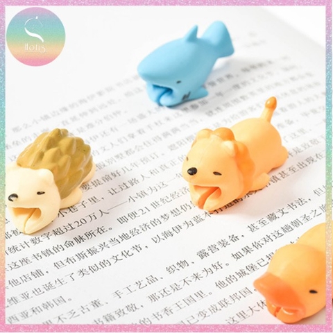 [HOTIS] Nút bảo vệ đầu cáp sạc hình động vật cute