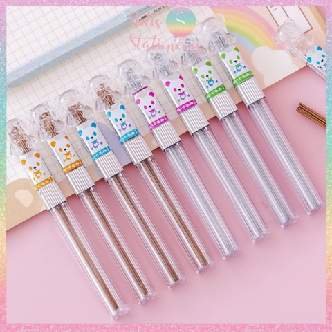 [HOTIS] Ruột chì bấm 2B BEAR không dễ gãy, ruột chì refill bút chì bấm 0.5mm/ 0.7mm