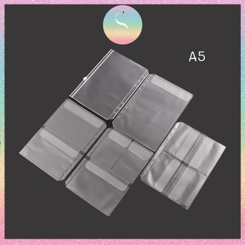 [HOTIS] Sheet PVC đựng card, sticker cho binder A7/ A6/ A5/ B5/ A4
