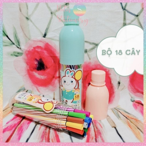 [HOTIS] Bút lông tô màu vẽ tranh gốc dầu FANGFENG- Bộ 12/18/24/36 màu