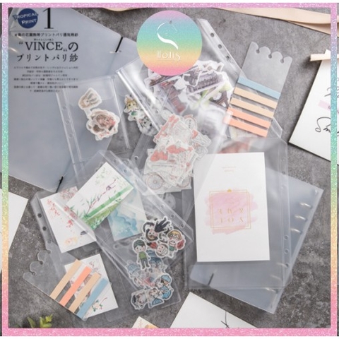 [HOTIS] White Binder - Bìa còng A6/ A5/ B5/ A4 (Không kèm giấy)