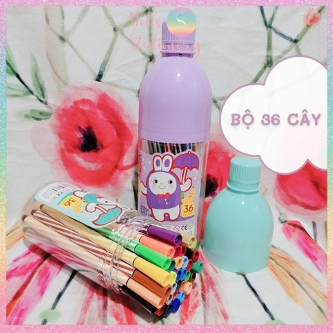 [HOTIS] Bút lông tô màu vẽ tranh gốc dầu FANGFENG- Bộ 12/18/24/36 màu