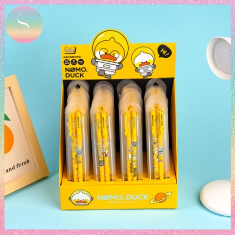 [HOTIS] Cặp bút gel NOMO DUCK mực đen
