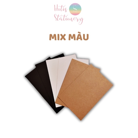 [HOTIS] Bưu thiếp trống/ thẻ vẽ tay/ bìa cứng 2 mặt/ thẻ graffiti/ handmade DIY - 14.3x9.3cm